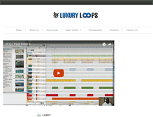 Tablet Screenshot of luxuryloops.com